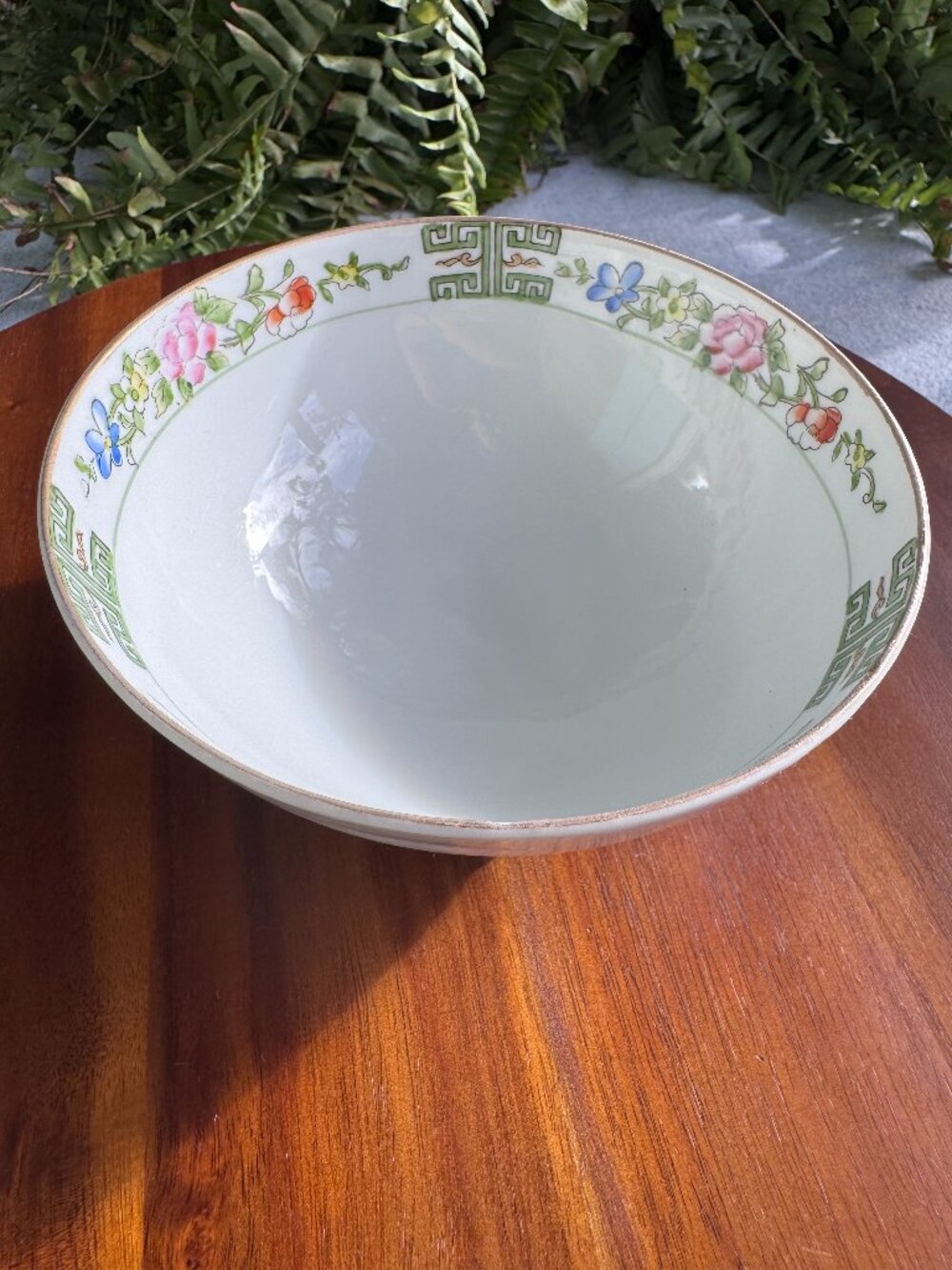 Antique Nippon 3-Footed Porcelain Bowl – Hand-Painted Floral Design